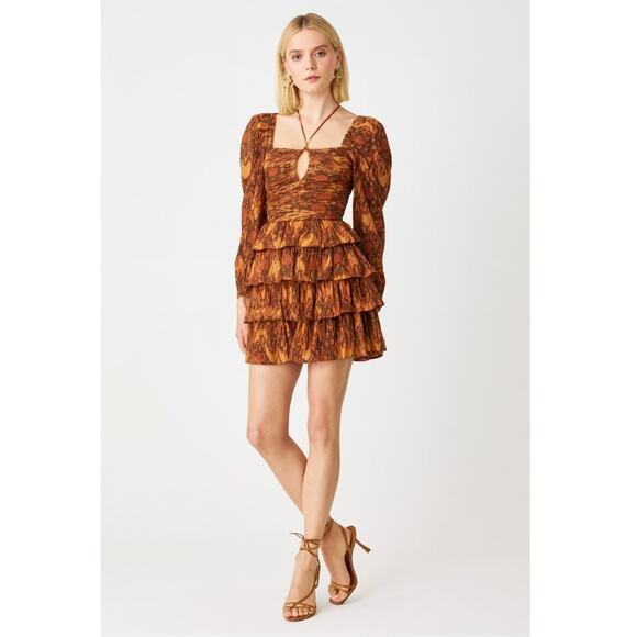 Ulla Johnson Naiya Mini Dress New 0 Orange - Picture 1 of 12